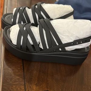 Croc Sandals Black New